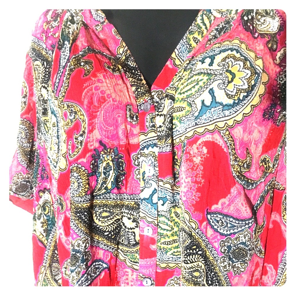 🌸 NWT Roaman’s blouse size 30W plus size 🌸